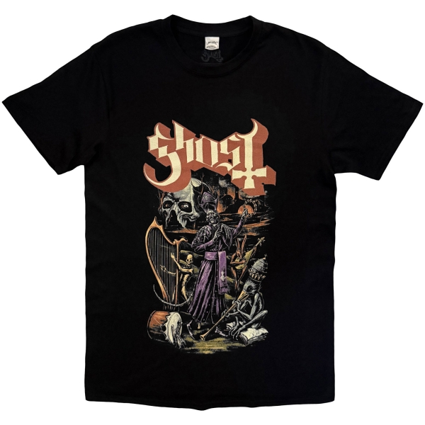 Ghost - What Music They Make Uni Bl T-Shirt ryhmässä MERCHANDISE / T-paita / Kommande / Hårdrock @ Bengans Skivbutik AB (5680746r)