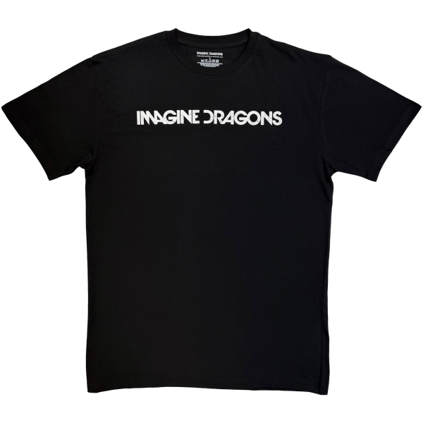 Imagine Dragons - Logo Mono Uni Bl T-Shirt ryhmässä MERCHANDISE / T-paita / Kommande / Pop-Rock @ Bengans Skivbutik AB (5680754r)