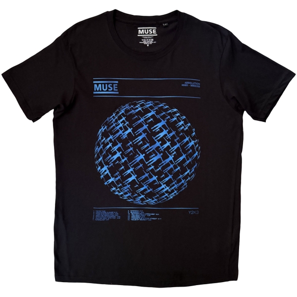 Muse - Absolution Uni Bl T-Shirt ryhmässä MERCHANDISE / T-paita / Kommande / Pop-Rock @ Bengans Skivbutik AB (5680764r)