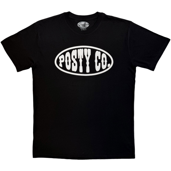 Post Malone - Logo Mono Uni Bl T-Shirt ryhmässä MERCHANDISE / T-paita / Kommande / RnB-Soul @ Bengans Skivbutik AB (5680774r)