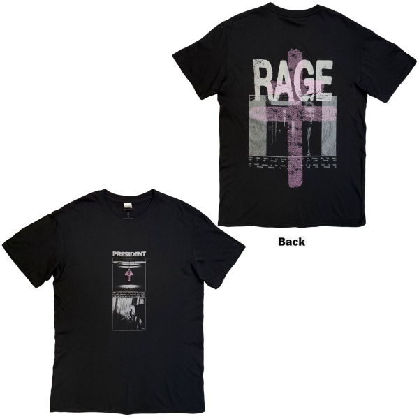 President - Rage Uni Bl T-Shirt ryhmässä MERCHANDISE / T-paita / Kommande / Hårdrock @ Bengans Skivbutik AB (5680776r)