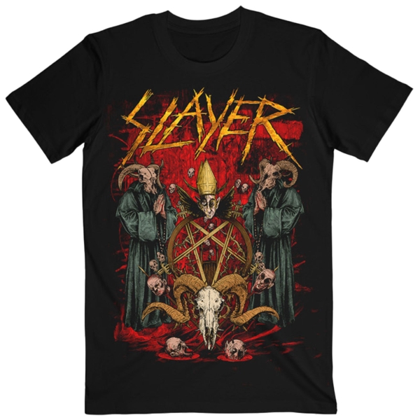 Slayer - Goat Pray Uni Bl T-Shirt ryhmässä MERCHANDISE / T-paita / Heavy Metal @ Bengans Skivbutik AB (5680785r)
