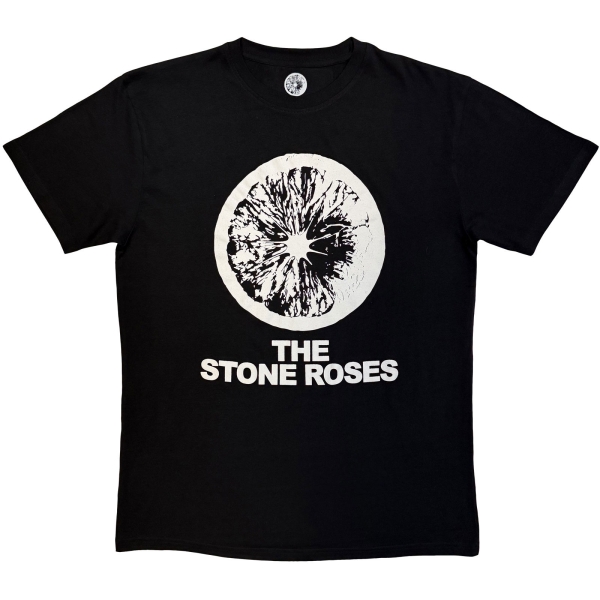 The Stone Roses - Logo & Lemon Mono Uni Bl T-Shirt ryhmässä MERCHANDISE / T-paita / Kommande / Pop-Rock @ Bengans Skivbutik AB (5680795r)