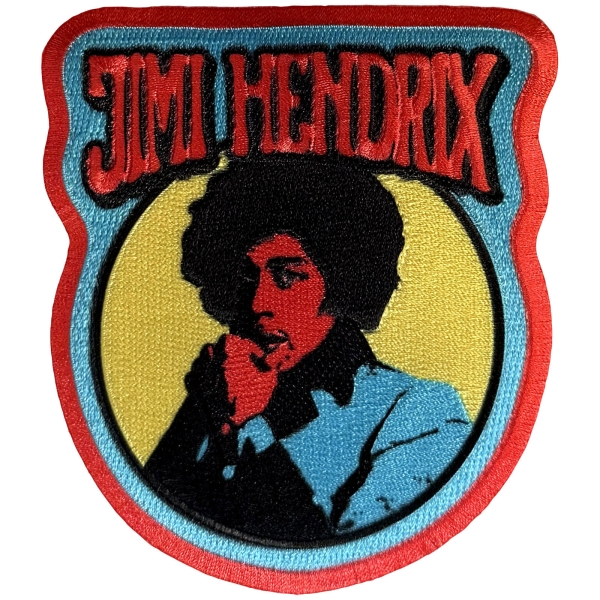 Jimi Hendrix - Vintage Circle Woven Patch ryhmässä MERCHANDISE / Kangasmerkki / / @ Bengans Skivbutik AB (5680930)