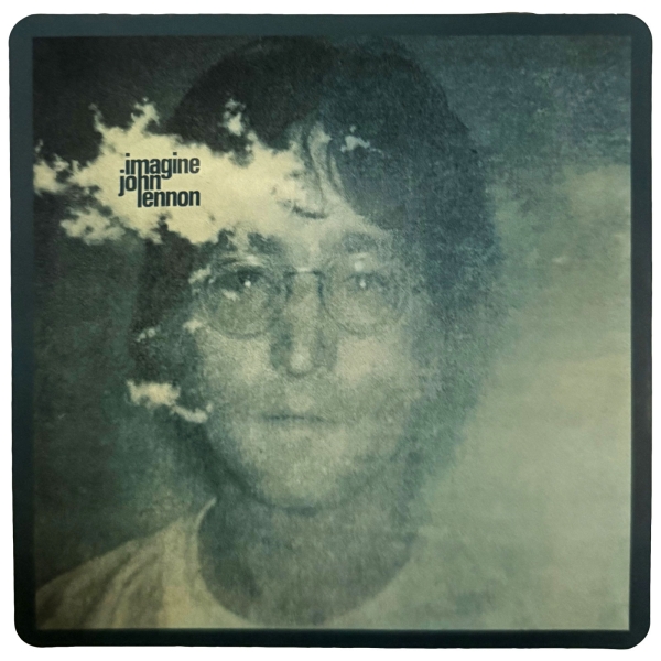 John Lennon - Imagine Album Sticker ryhmässä MERCHANDISE / Merch / Kommande / Pop-Rock @ Bengans Skivbutik AB (5680969)
