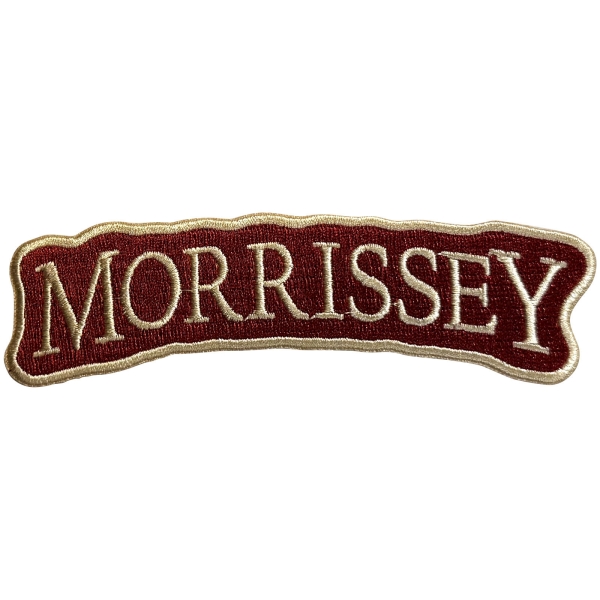 Morrissey - Arched Logo Woven Patch ryhmässä MERCHANDISE / Kangasmerkki / / @ Bengans Skivbutik AB (5681004)