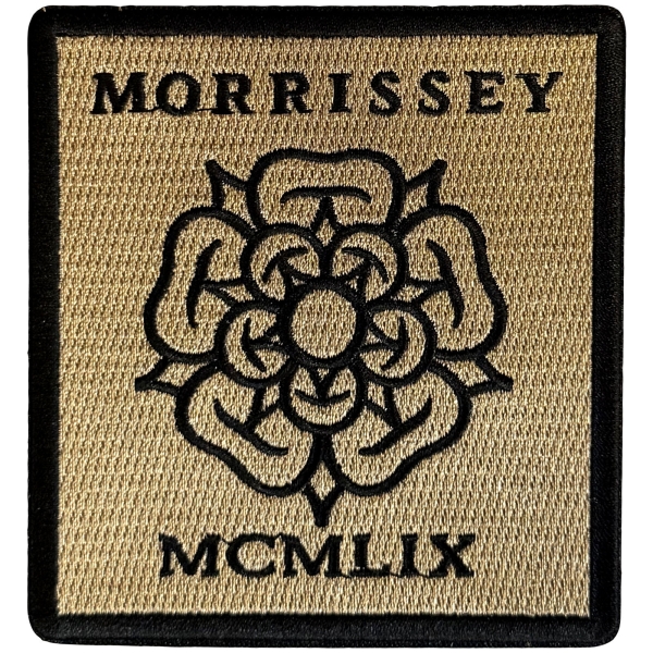Morrissey - Rose Logo Woven Patch ryhmässä MERCHANDISE / Kangasmerkki / / @ Bengans Skivbutik AB (5681008)