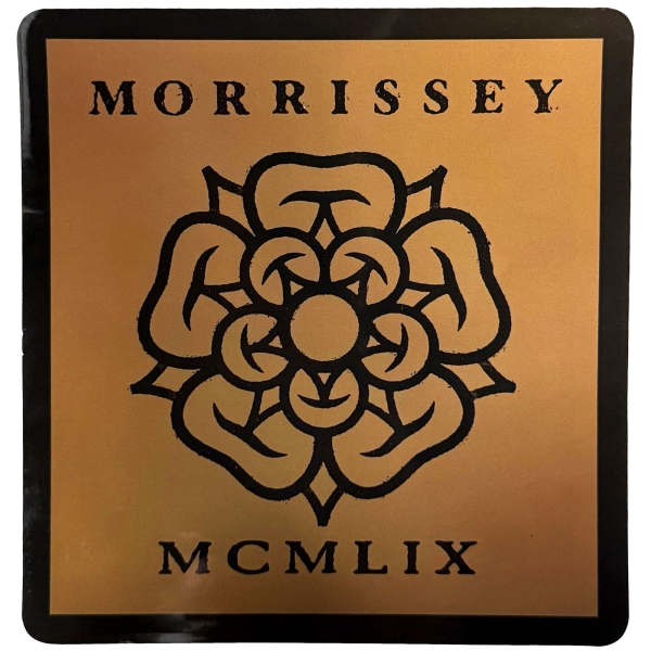 Morrissey - Rose Logo Sticker ryhmässä MERCHANDISE / Merch / Kommande / Pop-Rock @ Bengans Skivbutik AB (5681014)