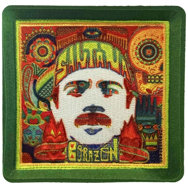 Santana - Corazon Printed Patch ryhmässä MERCHANDISE / Kangasmerkki / / @ Bengans Skivbutik AB (5681103)