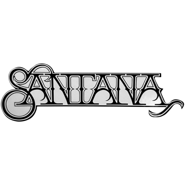 Santana - Logo Sticker ryhmässä MERCHANDISE / Merch / Kommande / Pop-Rock @ Bengans Skivbutik AB (5681105)