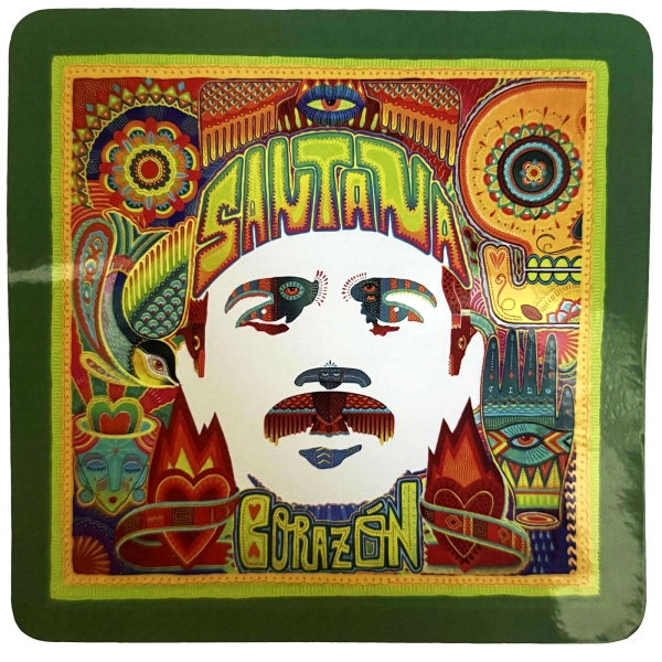 Santana - Corazon Sticker ryhmässä MERCHANDISE / Merch / Kommande / Pop-Rock @ Bengans Skivbutik AB (5681112)
