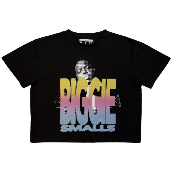 Biggie - Halftone Biggie Lady Bl Crop Top ryhmässä MERCHANDISE / T-paita / Kommande / @ Bengans Skivbutik AB (5681145r)