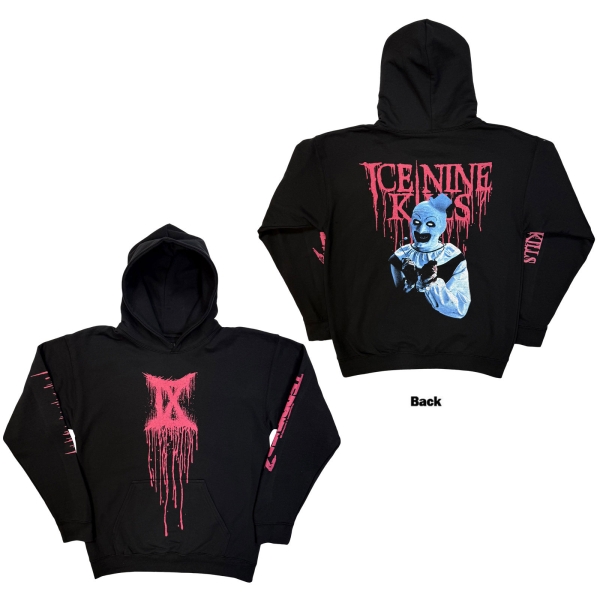 Ice Nine Kills - Terrifier Uni Bl Hoodie ryhmässä MERCHANDISE / Hupparit / Kommande / Hårdrock @ Bengans Skivbutik AB (5681161r)