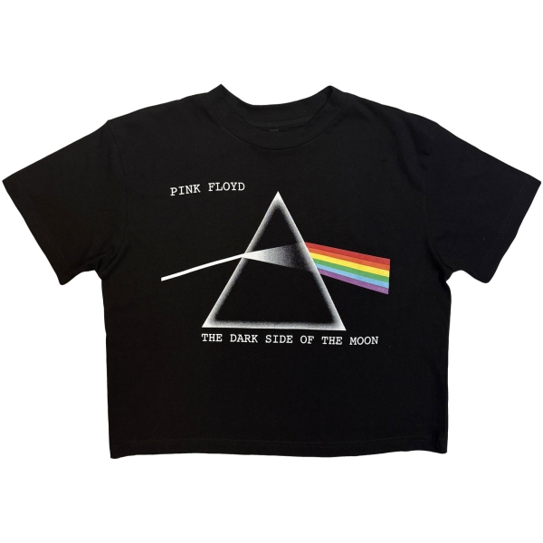 Pink Floyd - Dsotm Courier Lady Bl Crop Top ryhmässä MERCHANDISE / T-paita / Kommande / Pop-Rock @ Bengans Skivbutik AB (5681182r)
