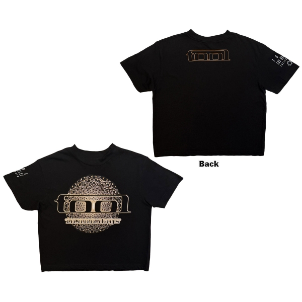Tool - Eye Geo Glow Lady Bl Crop Top ryhmässä MERCHANDISE / T-paita / Kommande / Hårdrock @ Bengans Skivbutik AB (5681190r)