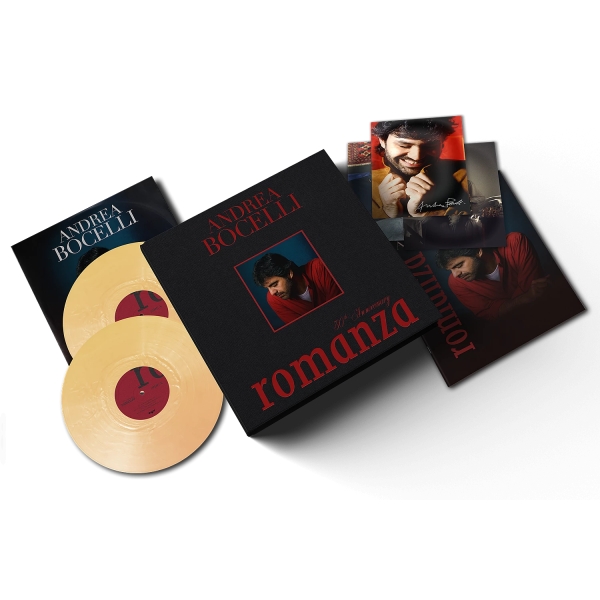 Andrea Bocelli - Romanza (30Th Anniversary Gold 2Lp Boxset) ryhmässä VINYYLI / Kommande / Klassiskt @ Bengans Skivbutik AB (5681193)