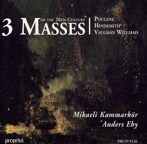 Poulenc/Hindesmith - 3 Masses Of 20Th Century ryhmässä CD / Klassiskt @ Bengans Skivbutik AB (5681658)