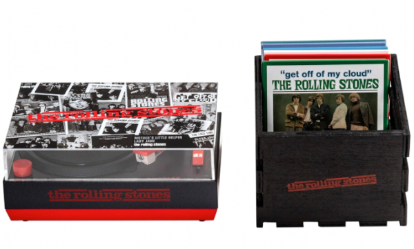 The Rolling Stones - 3-Inch Mini Record Player With Case (Black) Rsd Exclusive ryhmässä / @ Bengans Skivbutik AB (5681824)