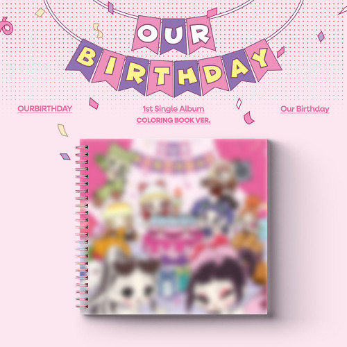 Ourbirthday - Our Birthday (Coloring Book Ver.) ryhmässä CD / Kommande / K-Pop @ Bengans Skivbutik AB (5682164)