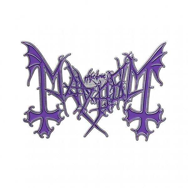 Mayhem - Pin Badge (Purple Logo) ryhmässä ME SUOSITTELEMME / Perjantain julkaisut / 2026-08-28 @ Bengans Skivbutik AB (5682529)