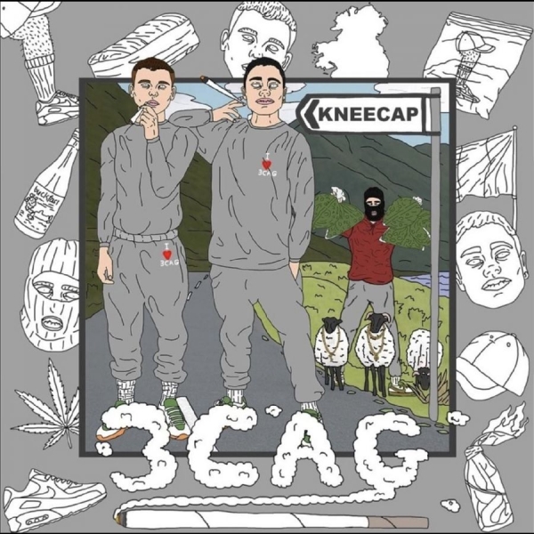Kneecap - 3Cag ryhmässä VINYYLI / Kommande / Hip Hop-Rap,Pop-Rock @ Bengans Skivbutik AB (5682567)