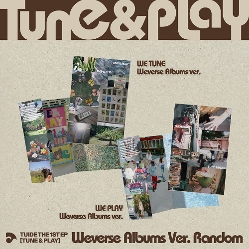 Tuide - Tune & Play (We Tuide) (Weverse Albums Ver.) (Random Ver.) ryhmässä MERCHANDISE / Merch+Code / Kommande / K-Pop @ Bengans Skivbutik AB (5682581)