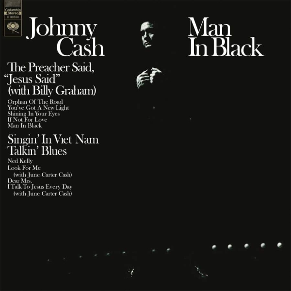 Johnny Cash - Man In Black ryhmässä VINYYLI / Pop-Rock @ Bengans Skivbutik AB (5682604)