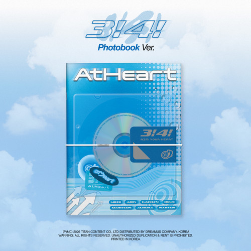 AtHeart - 3!4! (Photobook Ver.) ryhmässä CD / Kommande / K-Pop @ Bengans Skivbutik AB (5682650)