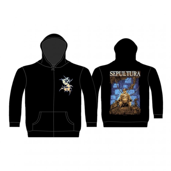 Sepultura - Zip Hood - Chaos Ad (Xxl) ryhmässä MERCHANDISE / Hupparit / Kommande / Hårdrock @ Bengans Skivbutik AB (5682683)