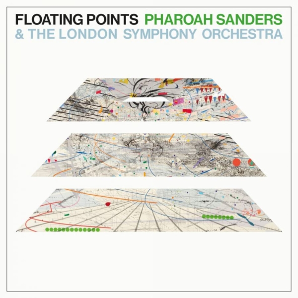 Floating Points Pharoah Sanders & - Promises (Blue / Green Vinyl) ryhmässä VINYYLI / Jazz @ Bengans Skivbutik AB (5682808)