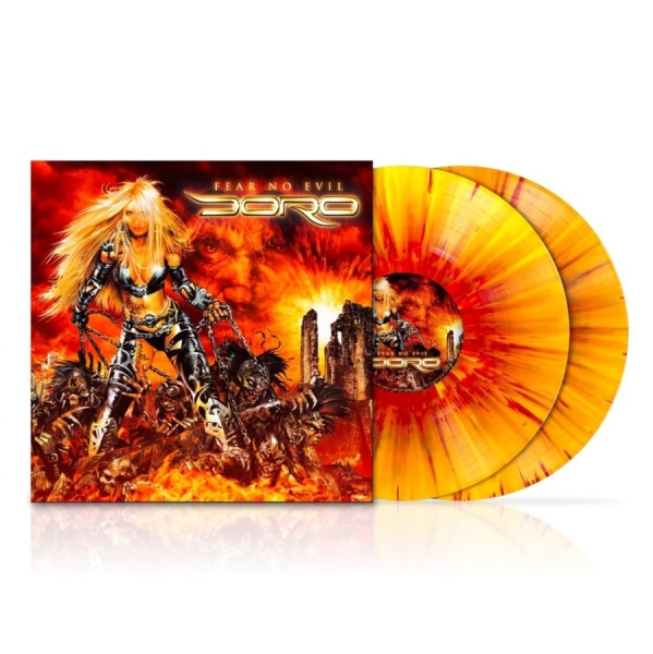 Doro - Fear No Evil (2 Lp Yellow/Red Splat ryhmässä VINYYLI / Kommande / Hårdrock @ Bengans Skivbutik AB (5683175)