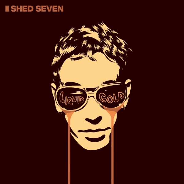 Shed Seven - Liquid Gold (Red/Black Marble Vinyl ryhmässä VINYYLI / Kommande / Pop-Rock @ Bengans Skivbutik AB (5683199)