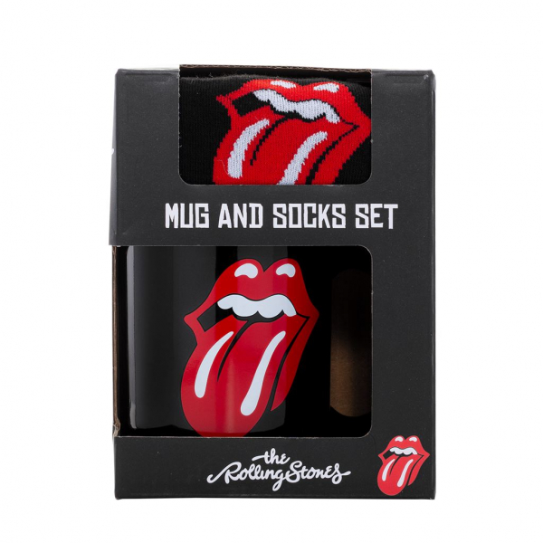 The Rolling Stones - Tongue Mug & Sock Set ryhmässä MERCHANDISE / Merch / Pop-Rock @ Bengans Skivbutik AB (5683285)