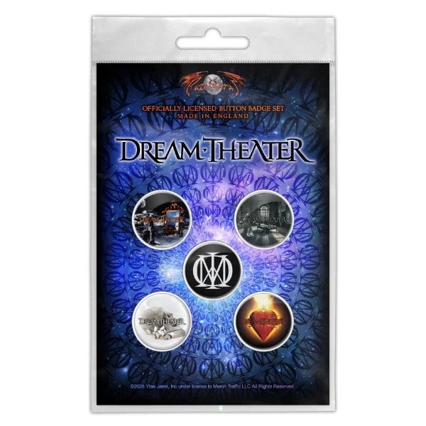 Dream Theater - Symbol Button Badge Pack ryhmässä MERCHANDISE / Pin-Button Badge /  /  @ Bengans Skivbutik AB (5683335)