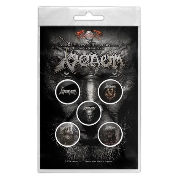 Venom - Into Oblivion Button Badge Pack ryhmässä MERCHANDISE / Pin-Button Badge /  /  @ Bengans Skivbutik AB (5683336)