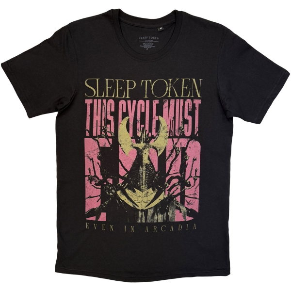 Sleep Token - This Cycle Must End Stacked Uni Bl T-Shirt ryhmässä MERCHANDISE / T-paita / Nyheter / Hårdrock @ Bengans Skivbutik AB (5683371r)