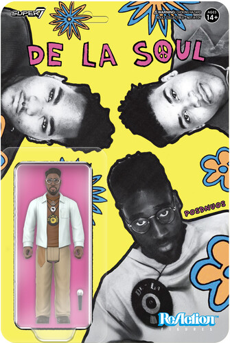 De La Soul - Reaction Figures Wv1 - Kelvin Posdnuos Mercer (Me, Myself & I) ryhmässä MERCHANDISE / Merch / Hip Hop-Rap @ Bengans Skivbutik AB (5683376)