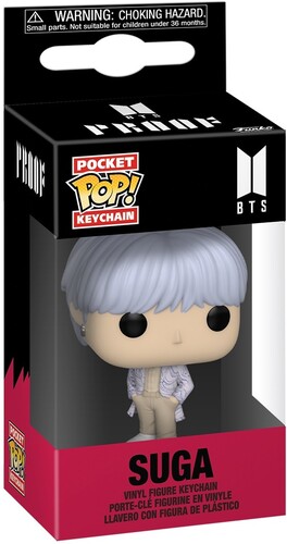 Bts - Funko Pop! Keychain: Bts - Suga ryhmässä MERCHANDISE / Merch / K-Pop @ Bengans Skivbutik AB (5683385)