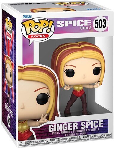 Spice Girls - Funko Pop! Rocks: Spice Girls - Ginger Spice (Wannabe) ryhmässä MERCHANDISE / Merch / Pop-Rock @ Bengans Skivbutik AB (5683392)
