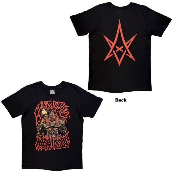 Bring Me The Horizon - Warrior Uni Bl T-Shirt ryhmässä MERCHANDISE / T-paita / Heavy Metal @ Bengans Skivbutik AB (5683518r)