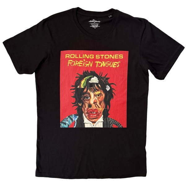 The Rolling Stones - Foreign Tongues Uni Bl T-Shirt ryhmässä MERCHANDISE / T-paita / Pop-Rock @ Bengans Skivbutik AB (5683528r)