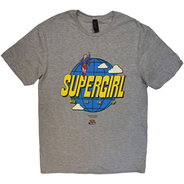 Supergirl The Movie - Rise To The Top Uni Grey T-Shirt ryhmässä MERCHANDISE / T-paita / Soundtrack @ Bengans Skivbutik AB (5683531r)