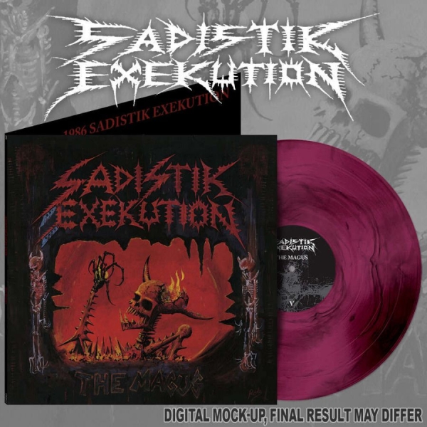 Sadistik Exekution - Magus (Grimace Purple Black Splatte ryhmässä VINYYLI / Kommande / Hårdrock @ Bengans Skivbutik AB (5683569)