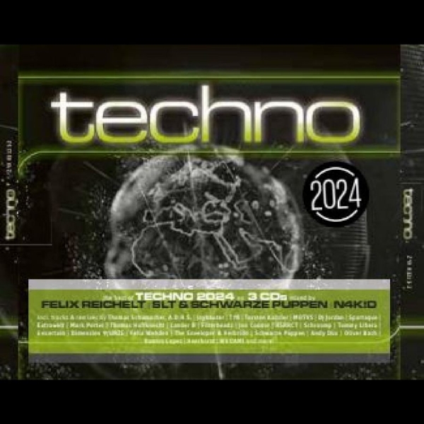Various Artists - Techno 2024 ryhmässä CD / Myydyimmät @ Bengans Skivbutik AB (5684224)