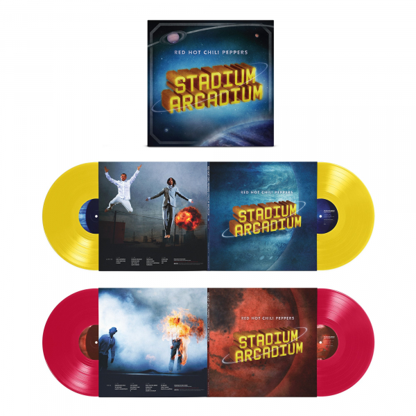 Red Hot Chili Peppers - Stadium Arcadium (Canary Yellow & Apple Red 4Lp) ryhmässä VINYYLI / Kommande / Pop-Rock @ Bengans Skivbutik AB (5684489)
