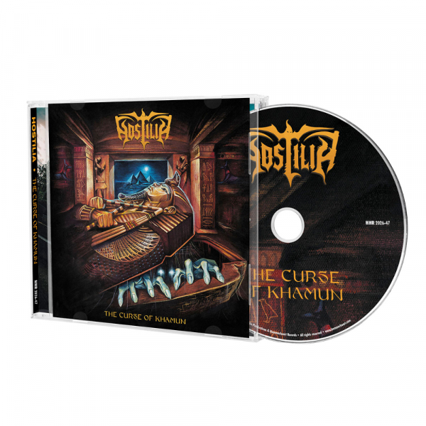 Hostilia - The Curse Of Khamun (CD) ryhmässä CD / Kommande / Hårdrock @ Bengans Skivbutik AB (5684495)
