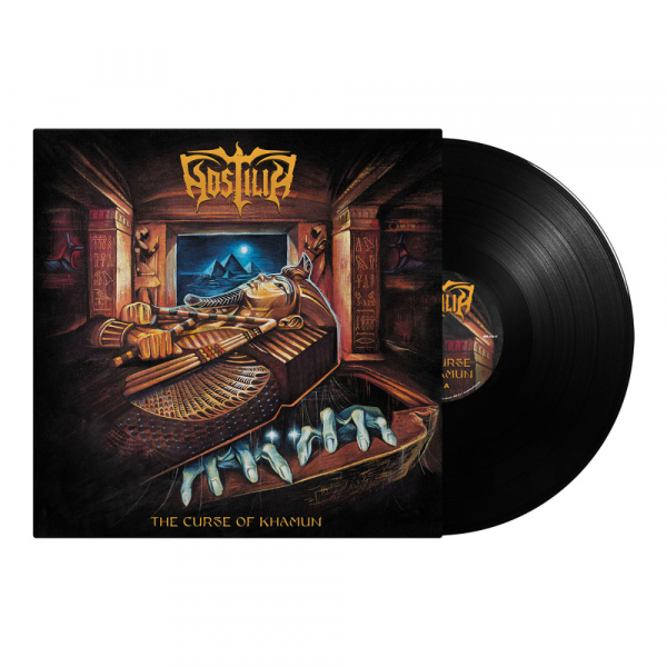 Hostilia - The Curse Of Khamun (Black Vinyl LP) ryhmässä VINYYLI / Kommande / Hårdrock @ Bengans Skivbutik AB (5684496)