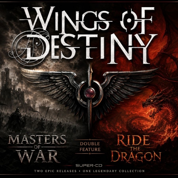 Wings Of Destiny - Masters Of War / Ride The Dragon (D ryhmässä CD / Kommande / Hårdrock @ Bengans Skivbutik AB (5684557)