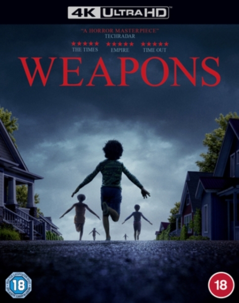Movie - Weapons ryhmässä Elokuva / Film UHD-4K / Horror @ Bengans Skivbutik AB (5684669)