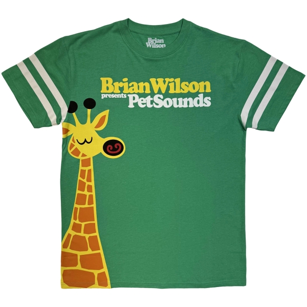 Brian Wilson - Pet Sounds Giraffe Uni Green T-Shirt ryhmässä MERCH / Vaatteet / T-paidat @ Bengans Skivbutik AB (5685417r)